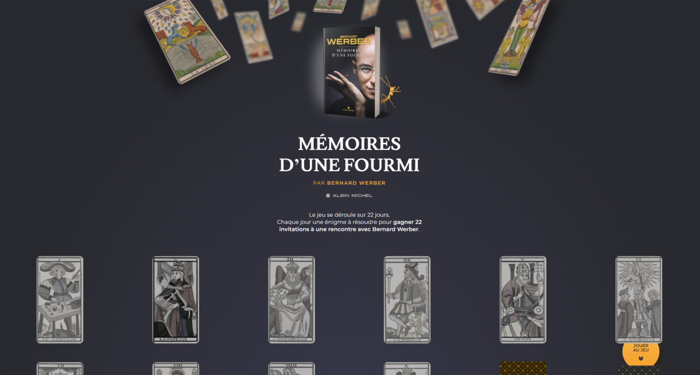 Projet site web - Mémoires D'une Fourmi