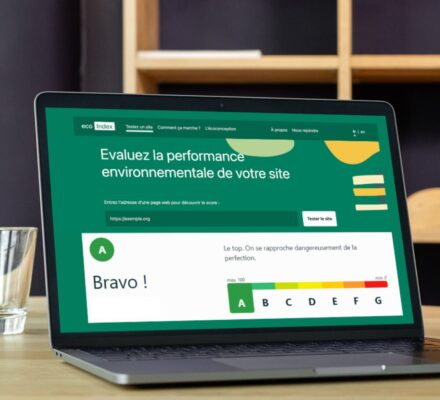 SCORE A EcoIndex, mesure performance environnementale d'un site web